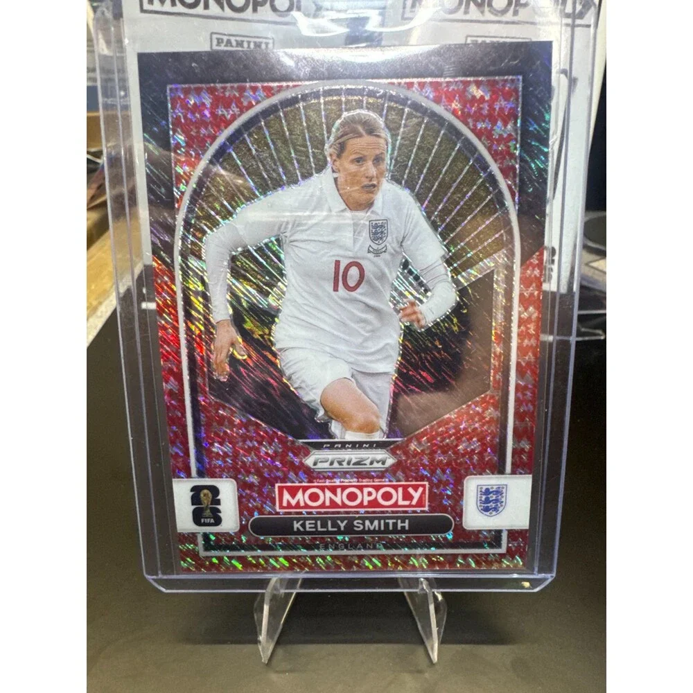 2026 Panini Prizm FIFA World Cup #97 Kelly Smith - England, Red Shimmer /100